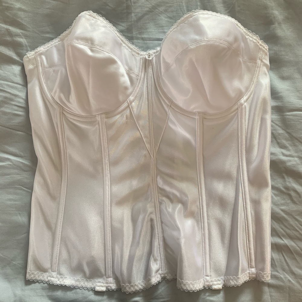 White Satin Torsolette